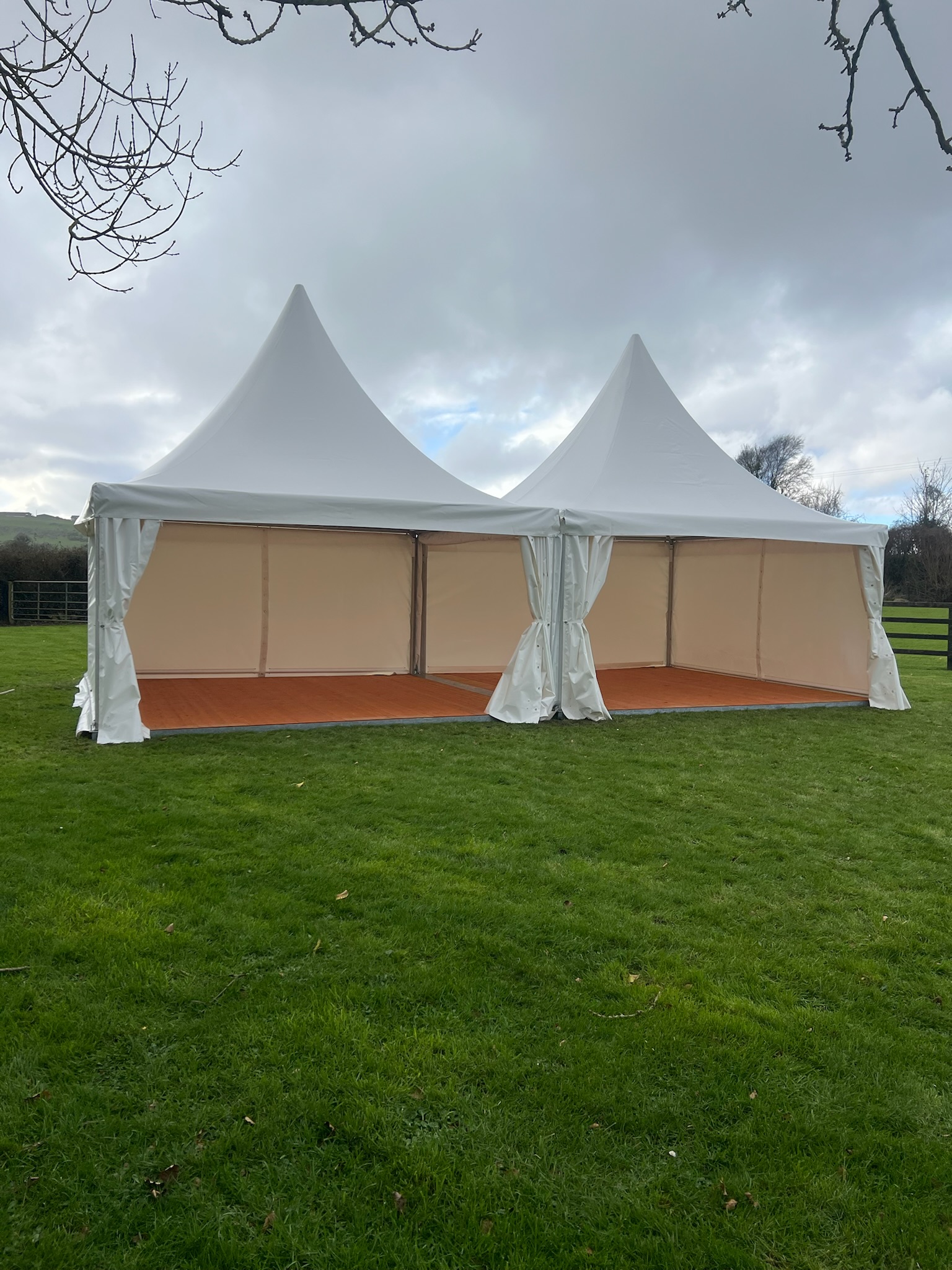 Double pagoda marquee hire Limerick